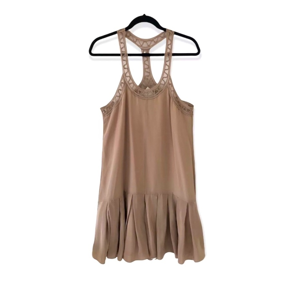 Joie 100% Silk Embroidered BOHO Festival Silhouette Dress